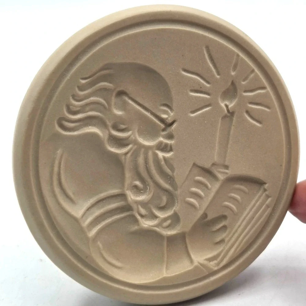 Brown Bag Cookie Art Stamp‎ #44 Santa VINTAGE 1998
